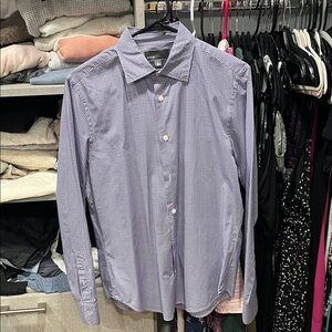 Vince Purple Casual Button Down Shirt